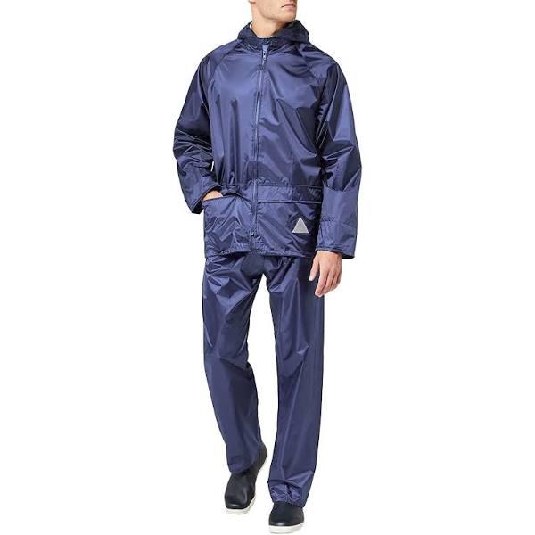 Result Mens Heavyweight Waterproof Rain Suit (Jacket & Trouser Suit) Royal S