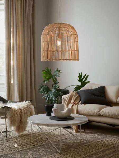 Herman 1 Light 500mm Tall Pendant in Natural