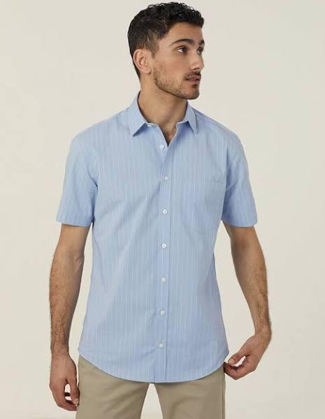 NNT - Avignon Pinstripe Short Sleeve Shirt - - 43