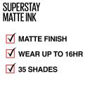 Maybelline Superstay Matte Ink Liquid Lipstick - Seductress 65