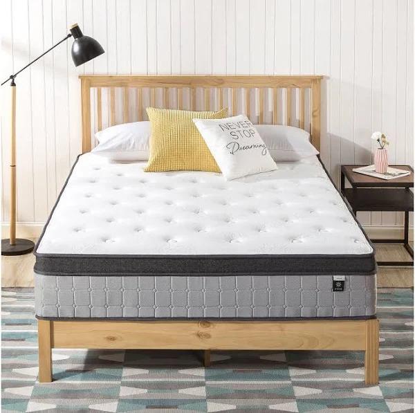 Zinus Support Premium Pocket Spring Mattress w/ Euro Top Support - Queen - AfterPay & zipPay Available