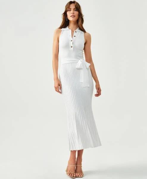 Tussah - Women's White Midi Dresses - Genia Midi Dress - Size One Size, 14 at The Iconic