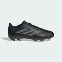 adidas-Copa Pure II League Firm Ground Boots-Kids-Core Black / Carbon / Grey One-4