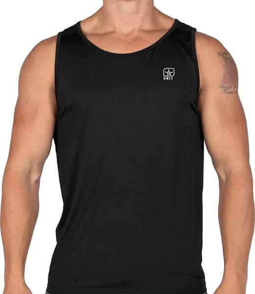 Unit Mens Tank Sports Pro Flex M Black