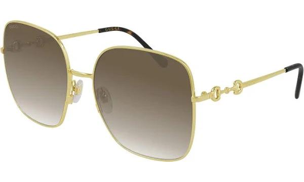 Gucci GG0879S 002 Sunglasses Gold