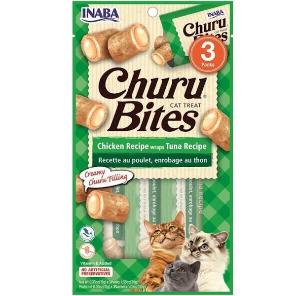 Inaba Churu Bites Chicken Wraps Tuna Cat Treats