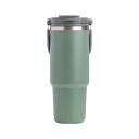 Stainless Steel Travel Mug With Leak-proof 2-in-1 Straw and SIP Lid, Vacuum Insulated Coffee Mug For Car, Office, Perfect Gifts, Keeps Liquids Hot or