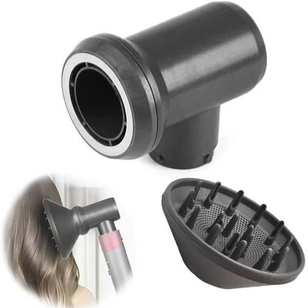 QUMOX Diffuser and Adaptor For Dyson Airwrap, Diffuser Attachment Compatible with Airwrap Styler Converting To Hair Dryer