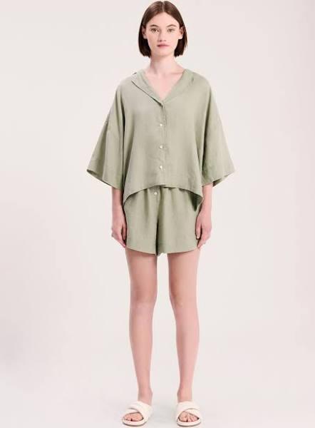 Lounge Linen Short Olive XS