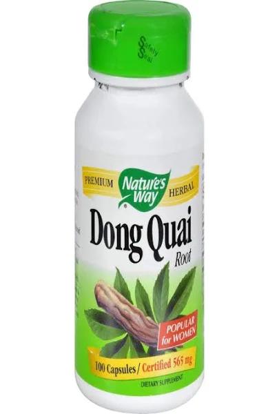 Nature's Way, Dong Quai, Root, 565 mg, 100 Capsules