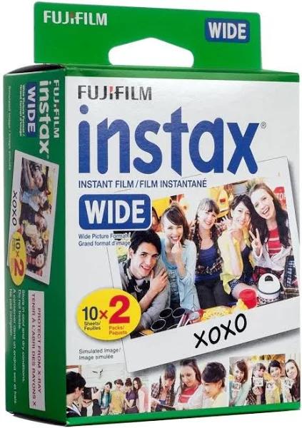 Fuji Instax Wide Film 20 Pack Twin Pack (2x 20 Pk)