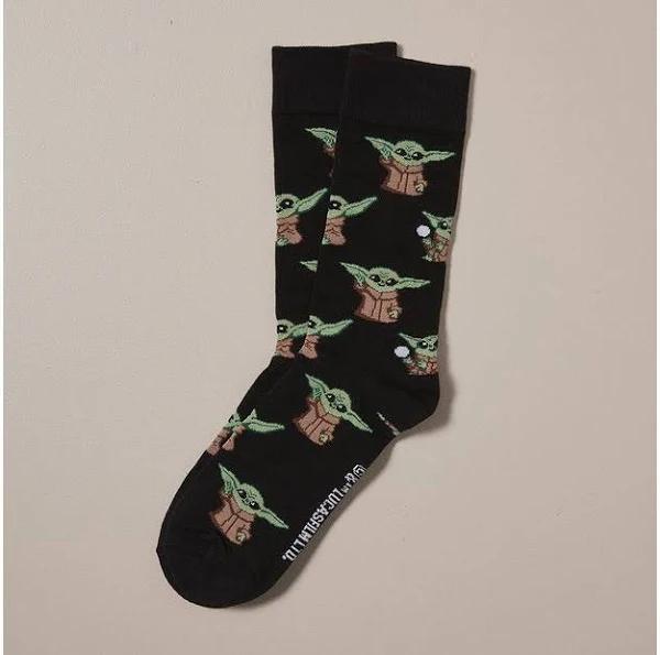 SWAG Licensed Crew Socks - Star Wars Baby Yoda | Black