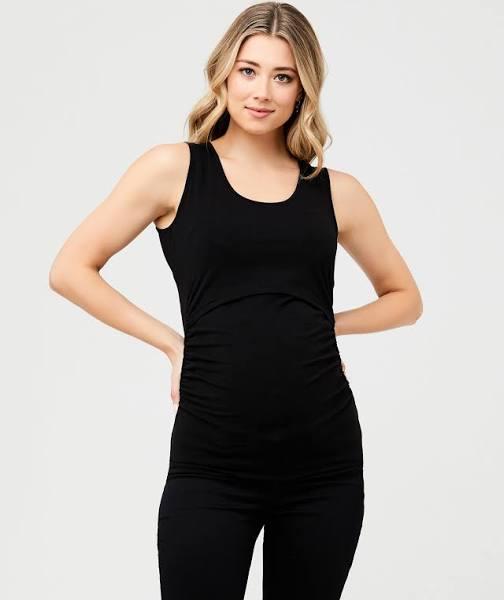 Organic Nursing Tank Black - Size M - Ripe Maternity