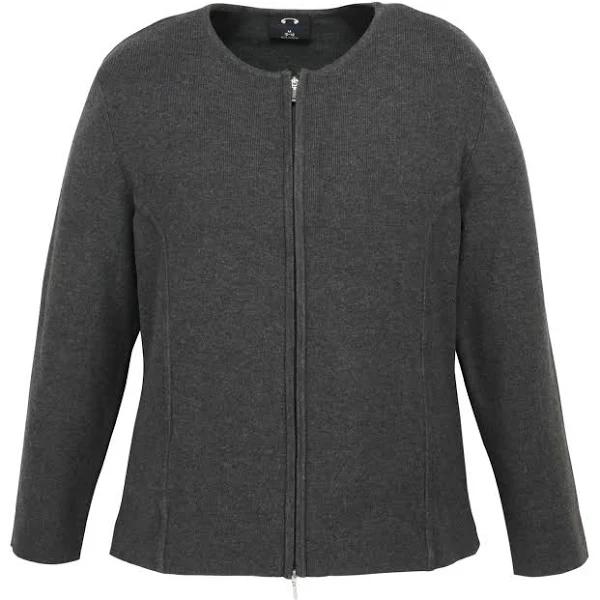 Biz Collection LC3505 Ladies 2-Way Zip Cardigan Black / S