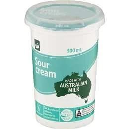 Woolworths Sour Cream 300ml