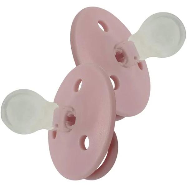 Mininor Pacifier Dummy 2 Pack Rose / 6m+ / Silicone