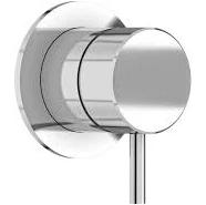 Elle 316 Round Stainless Steel Shower/Bath Wall Mixer Colour/Finish: Chrome - Bianka | The Build