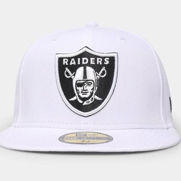 New Era Las Vegas Raiders 'Core White/black' 59Fifty Fitted White/Black