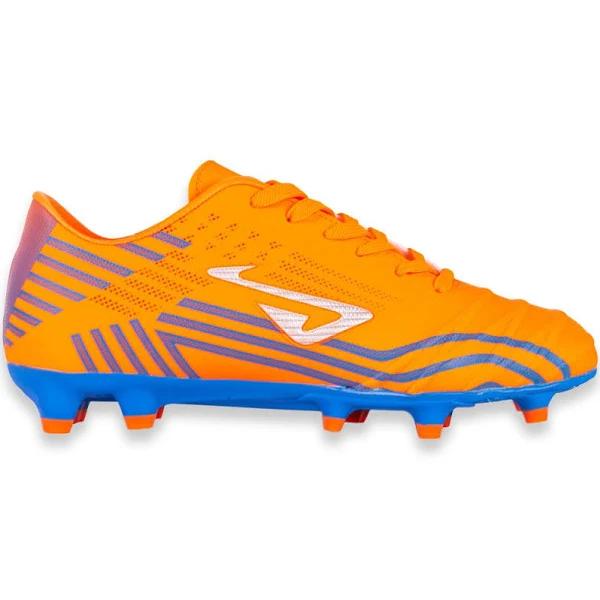 NOMIS Prodigy FG Football Boots - Orange/Royal/Silver - Youth - Kids