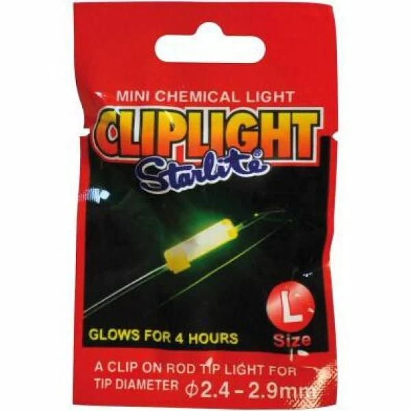 Large Size Starlite Chemical Cliplight-Clip On Fishing Rod Tip Light-Glow Stick