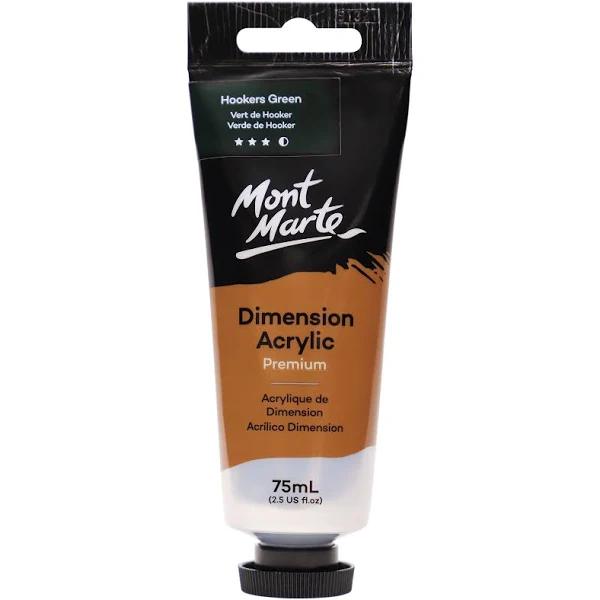 Mont Marte Dimension Acrylic Paint 75ml Tube - Hookers Green Deep