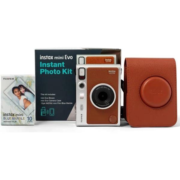 Fujifilm Instax Mini Evo Instant Photo Kit (Brown)