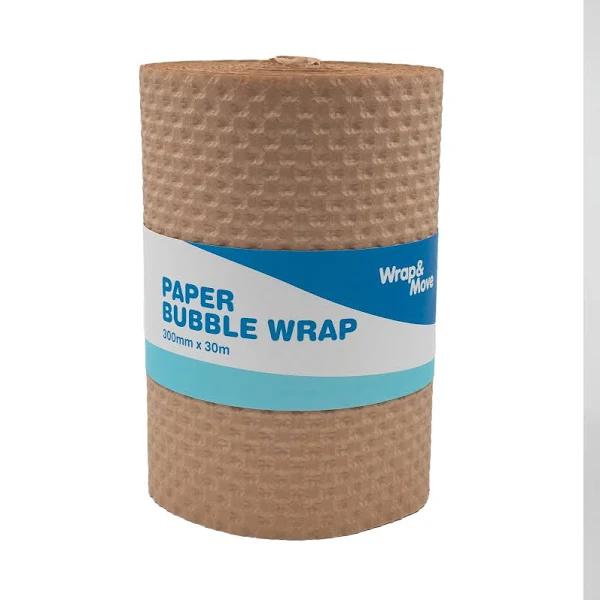 Wrap & Move 300mm x 30m Paper Bubble Wrap