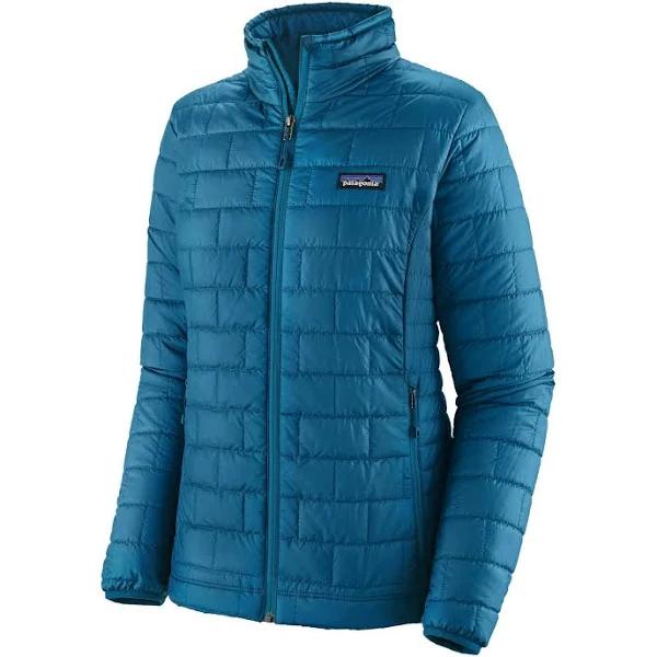 Patagonia Womens Nano Puff Jacket - Light Current Blue - Blue / XS