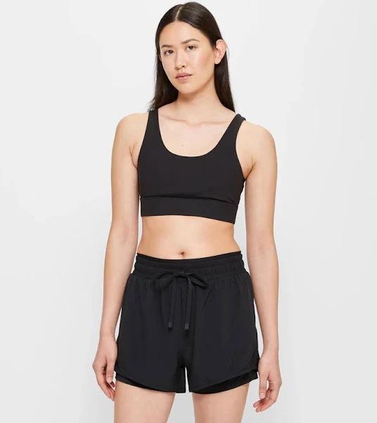 Target Active Double Layer Running Shorts - Black - 14 - AfterPay & zipPay Available