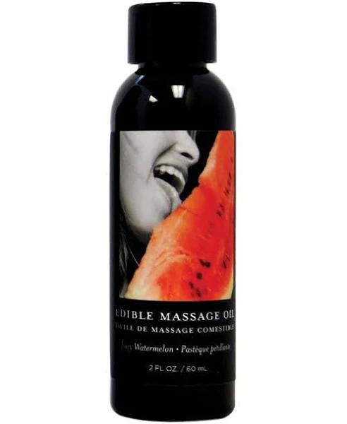 Earthly Body Edible Massage Oil - 2 oz Watermelon