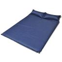 vidaXL Blue Self-Inflating Sleeping Mat 190x130x5 cm (Double)