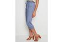 Rockmans Crop Linen Pants - Womens - Soft Chambray AU Size 16 - AfterPay & zipPay Available