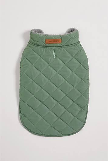 Country Road Alfie Puffer Sage in Size Small | 100% Polyester