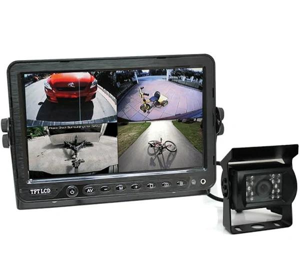 Elinz 7" DVR Monitor 4CH Realtime With 1 Camera Package