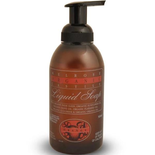 Melrose - Organic Castile Soap Orange Pump - 500ml