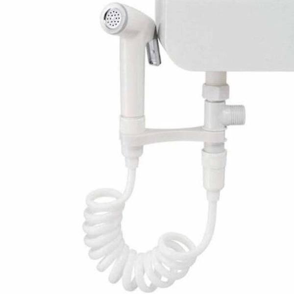 Handheld Toilet Portable Bidet Sprayer Nozzle Shower Head Seat Bathroom Kit White