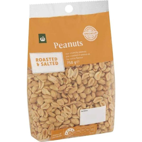 Woolworths Peanuts Roasted & Salted 750g Pack | GimmeNow