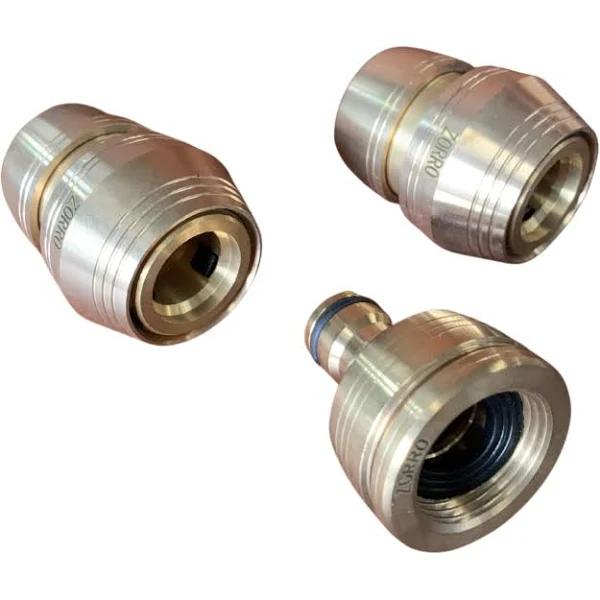 Zorro Proline Brass 3 Piece Hose Fittings 18mm