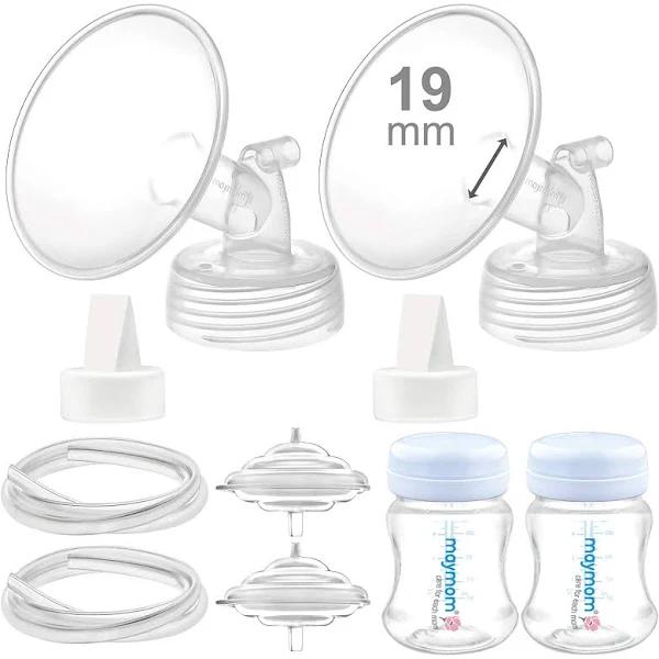 Maymom Pump Parts Spectra S2 Spectra S1, Small Flange Valve Tube Bottle Backflow Protector, Not Original Spectra S2 Accessories Replace Spectra