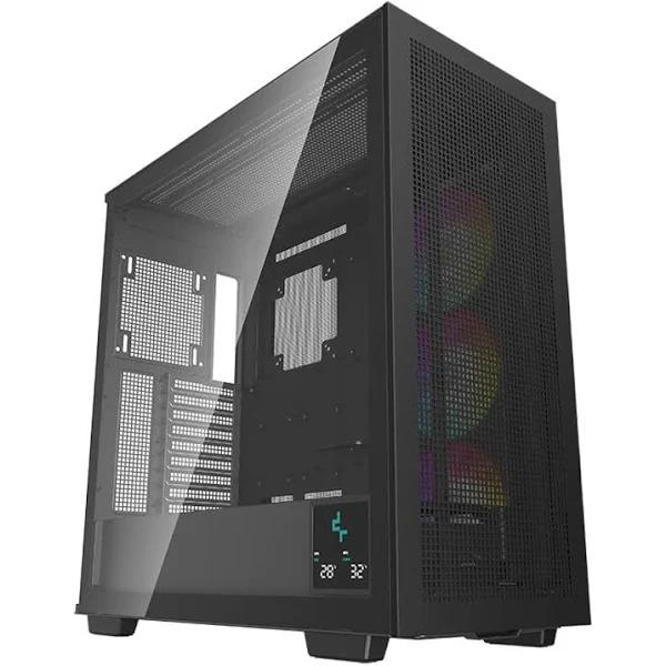 DeepCool Morpheus Tempered Glass Atx+ Modular Airflow Case - Black