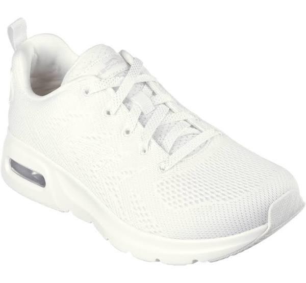 Skechers Skech-Air Court Vegan Women Trainers in White Silver - 7 UK