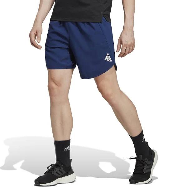 adidas-Designed For Training Shorts-Men-Dark Blue-L 7"