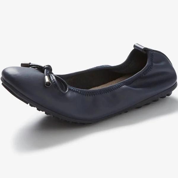 Rivers Leathersoft Scruff Ballet Flat - Size 36 - Mens - Navy