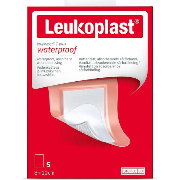 Leukomed T Plus Dressings 8 x 10cm 5 Pack