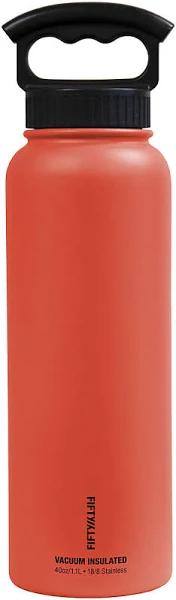 Fifty Insulated Drink Bottle 1.1L Coral