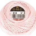 DMC Perle 5 Cotton #3689 Light Mauve 10g Ball 45m