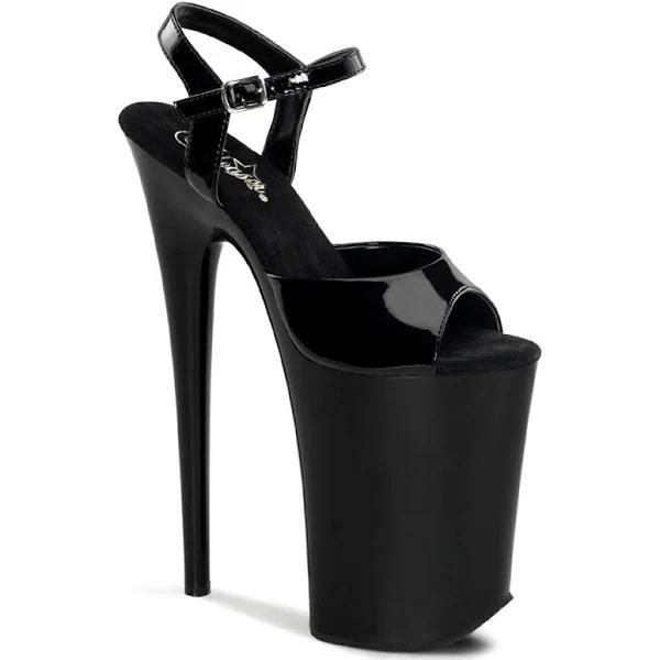 Pleaser INFINITY-909 Black/Black Size 8