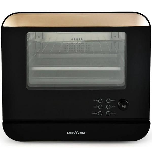 EuroChef 18L 9-in-1 Combi Steam Oven and Air Fryer, Black