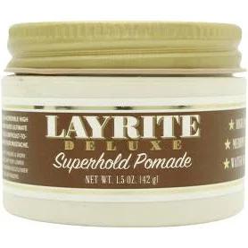 Layrite Superhold Pomade (High Hold, Medium Shine, Water Soluble) 42g