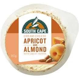 South Cape Cream Cheese Apricot & almond With Sweet Papaya 80g